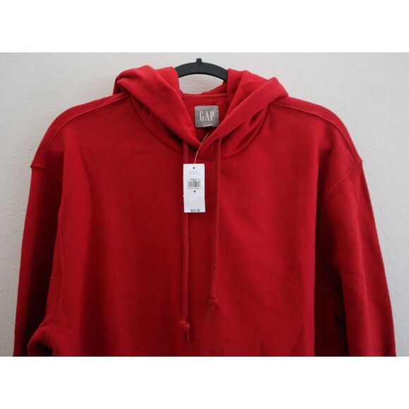 GAP 829202-01 Men's Sz Medium Red Vintage Soft Fleece Pullover Hoodie - Picture 3 of 8